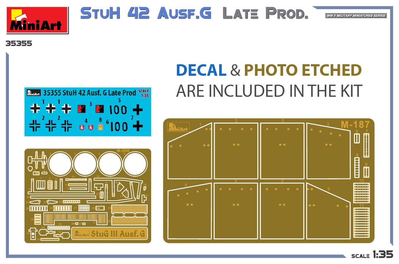 MiniArt 35355 1:35 StuH 42 Ausf. G. Late Production