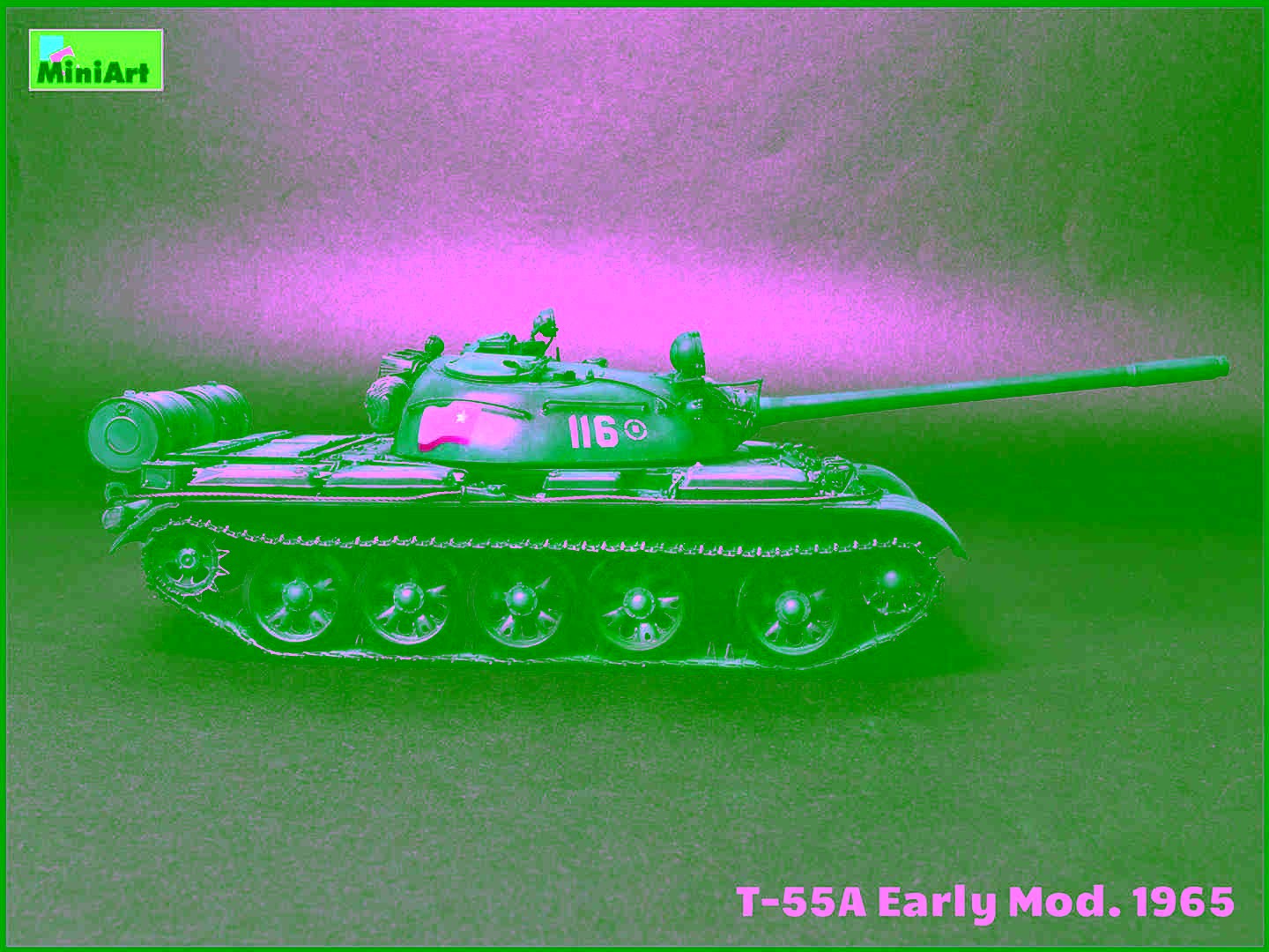 MiniArt 37057 1:35 T-55A Early Mod. 1965