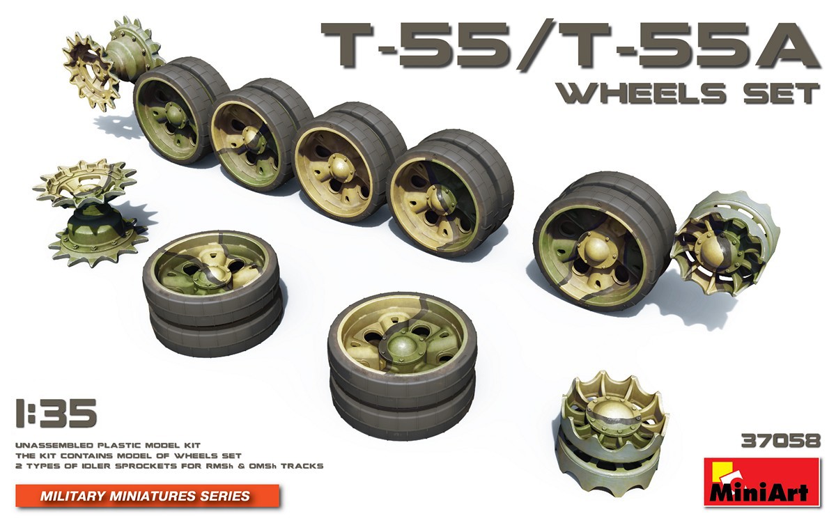 MiniArt 37058 1:35 T-55/T-55A Tekerlek Seti
