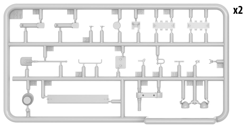 MiniArt 37071 1:35 T-34/85 Mısır Interior Kit