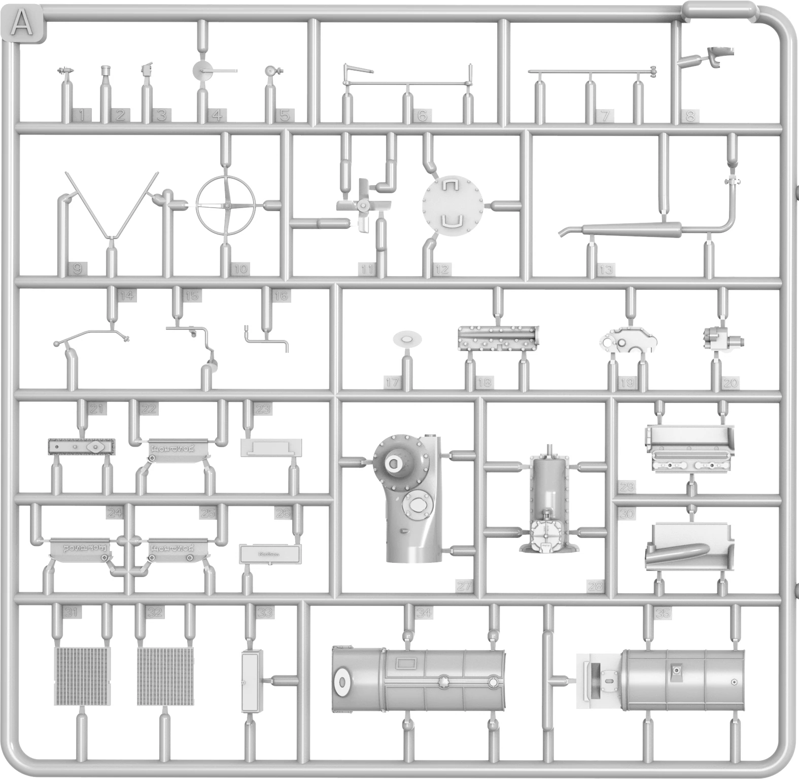 MiniArt 35463 1:35 Arazi Traktörü Standart N “Yeşil” Mod. 1940-41