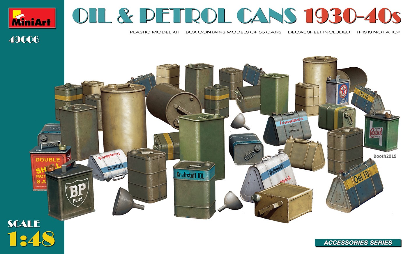 MiniArt 49006 1:48 Yağ & Petrol Bidonları 1930-40'lar