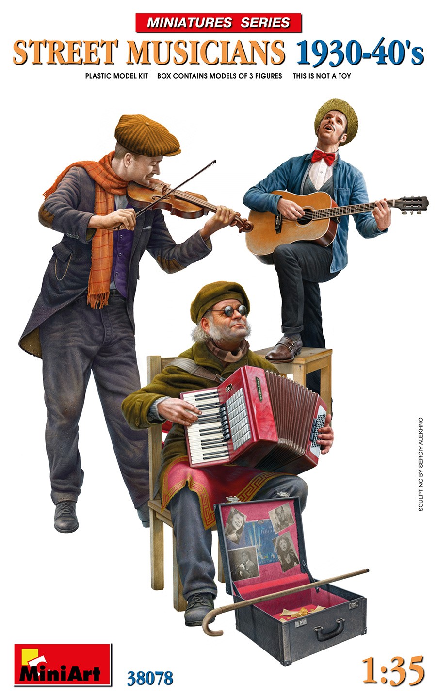 MiniArt 38078 1:35 1:35 Sokak Müzisyenleri 1930-40'lar