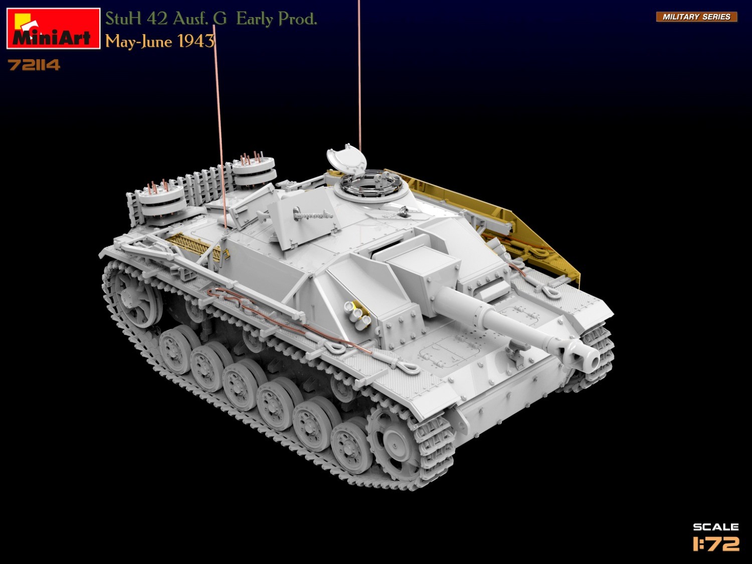 MiniArt 72114 1:72 Stuh 42 Ausf. G Early Prod.
