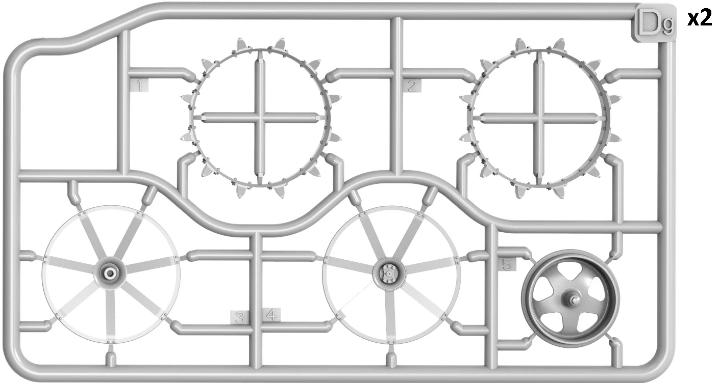 MiniArt 38088 1:35 Tarımsal Traktör Maketi. Standart N Mod. 1934-36