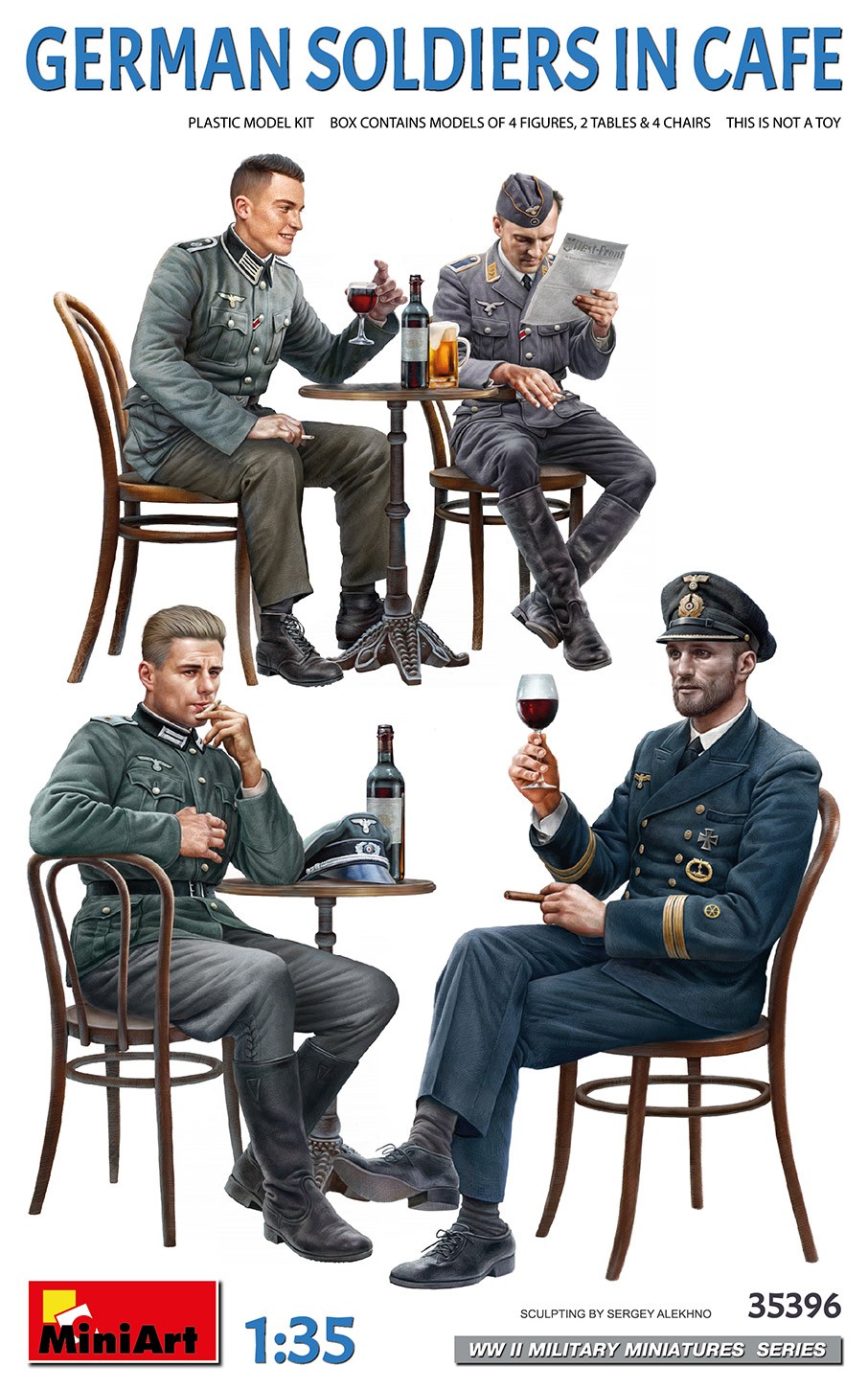 MiniArt 35396 1:35 Kafedeki Alman Askerler