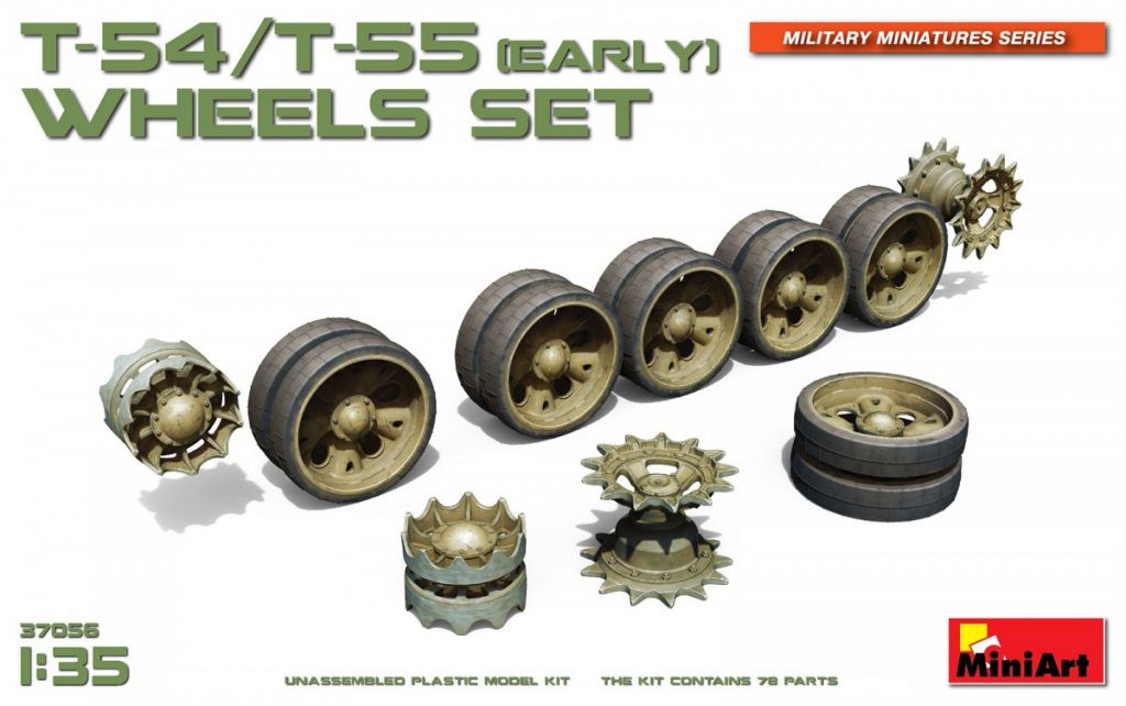 MiniArt 37056 1:35 T-54/T-55(Early) Tekerlek Seti