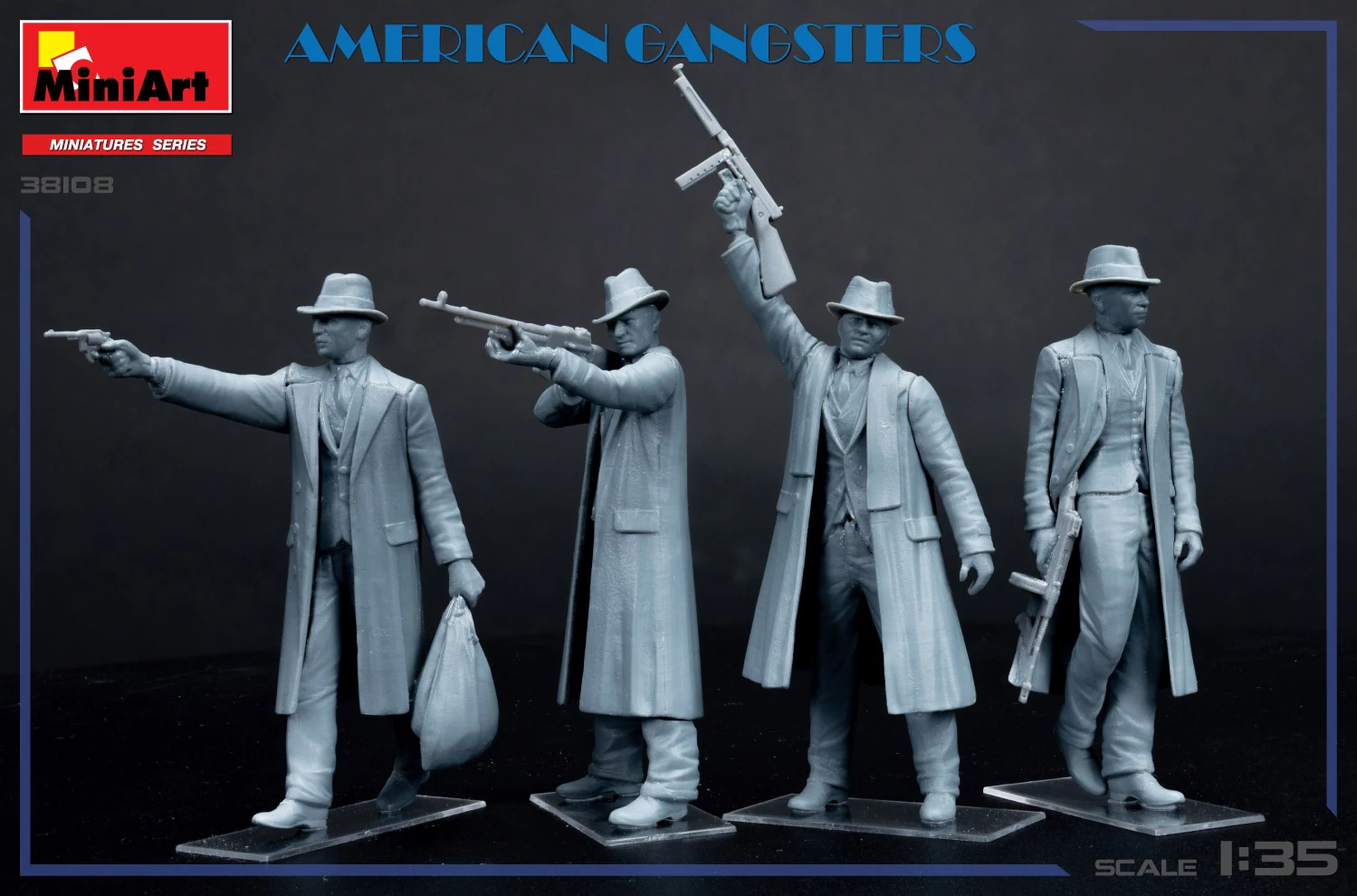 MiniArt 38108 1:35 Amerikan Gangsterleri Maketi