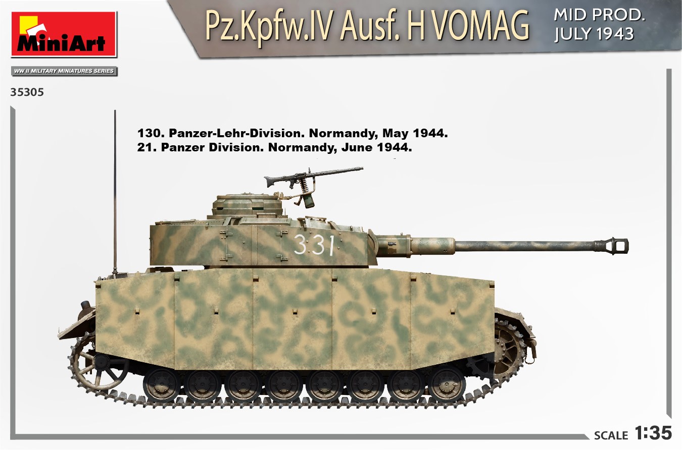 MiniArt 35305 1:35 Pz. Kpfw. IV Ausf. H Vomag. Mid Prod. (Temmuz 1943) Interior Kit