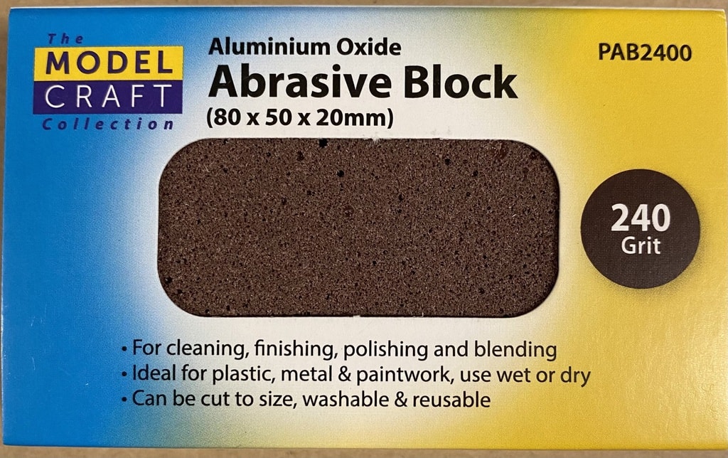 Modelcraft Alüminyum Oksit Aşındırıcı Blok (240 kum)