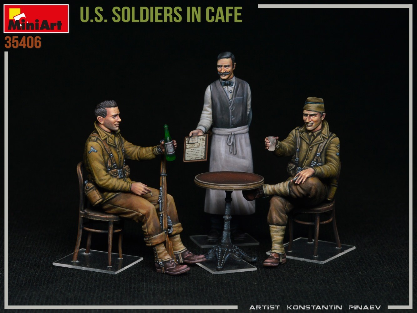 MiniArt 35406 1:35 Kafedeki Amerikan Askerler