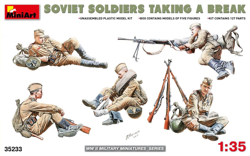 MiniArt 35233 1:35 Mola Veren Sovyet Askerler