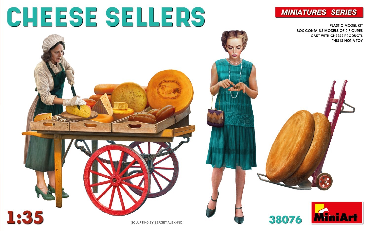 MiniArt 38076 1:35 1:35 Peynir Satıcıları