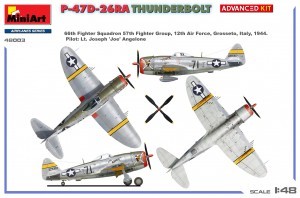 MiniArt 48003 1:48 P-47D-26RA Thunderbolt. Gelişmiş Kit