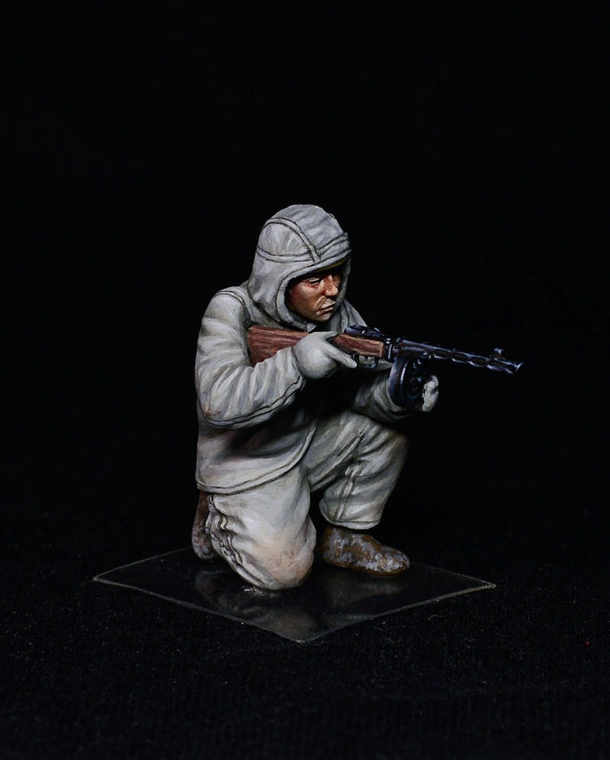 MiniArt 35226 1:35 Sovyet Taarruz Piyadeleri (Kamuflaj Pelerinli)