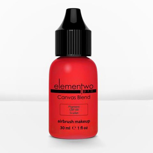 Elementwo Pro Canvas Blend Airbrush Makeup CBP-09 Scarlet Mat Pigment 30ml.