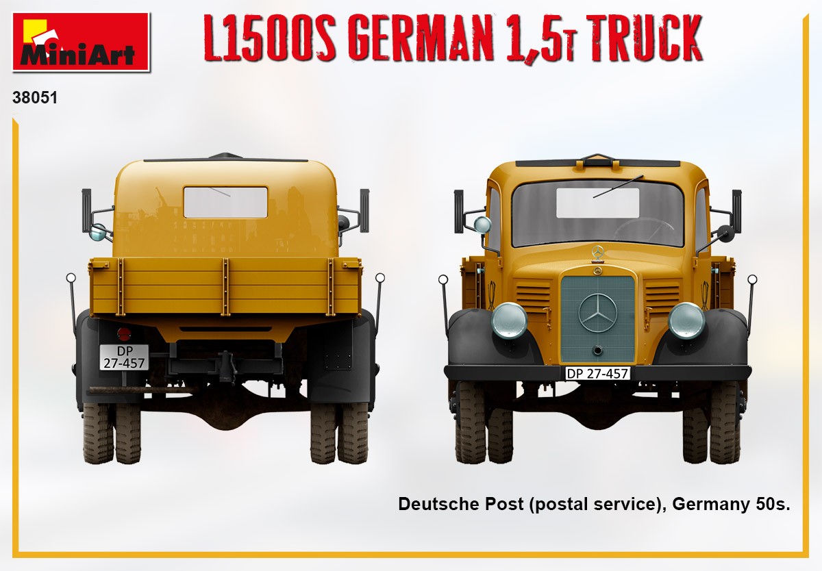 MiniArt 38051 1:35 L1500S Alman 1,5T Kamyon
