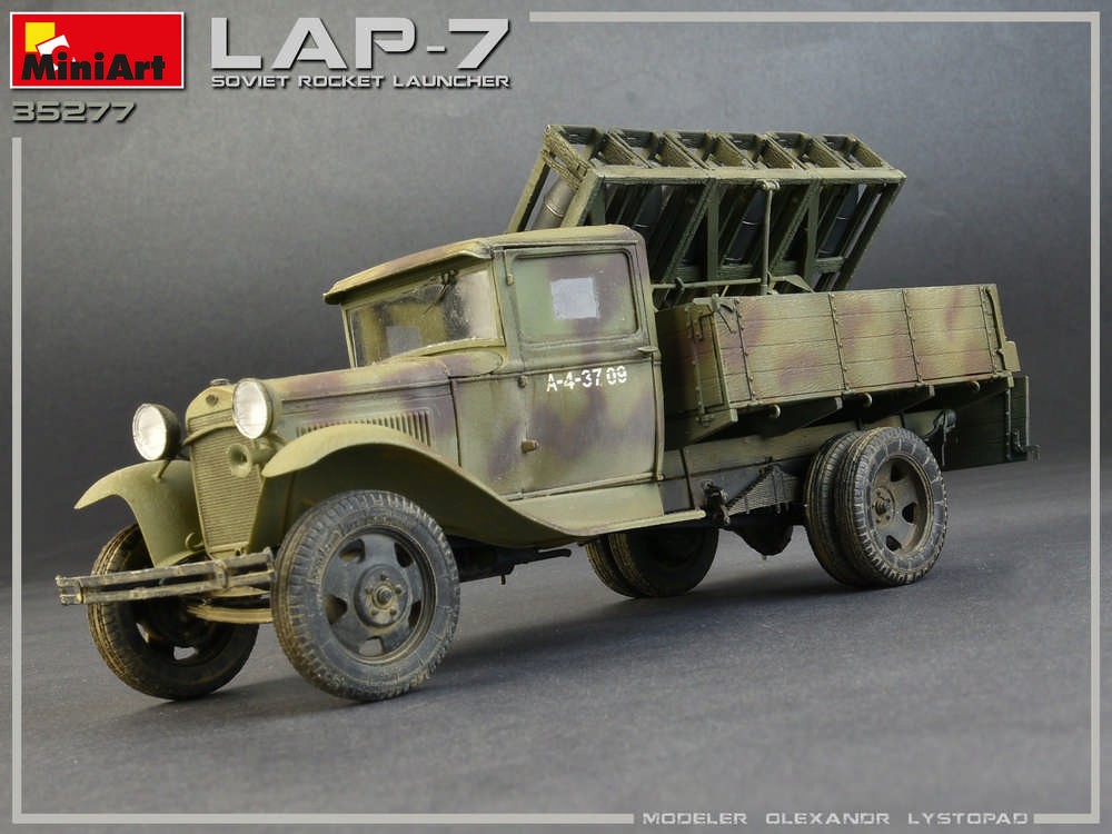 MiniArt 35277 1:35 Sovyet Roket Fırlatıcı LAP-7