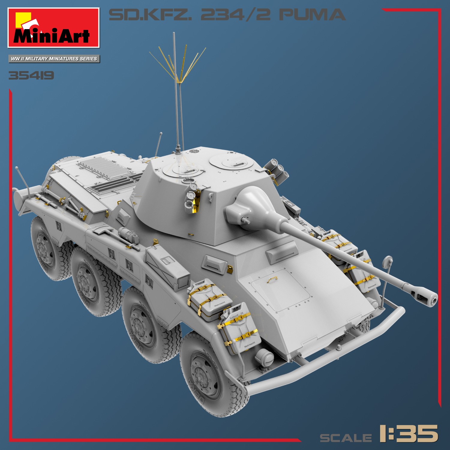 MiniArt 35419 1:35 Sd. Kfz. 234/2 Puma