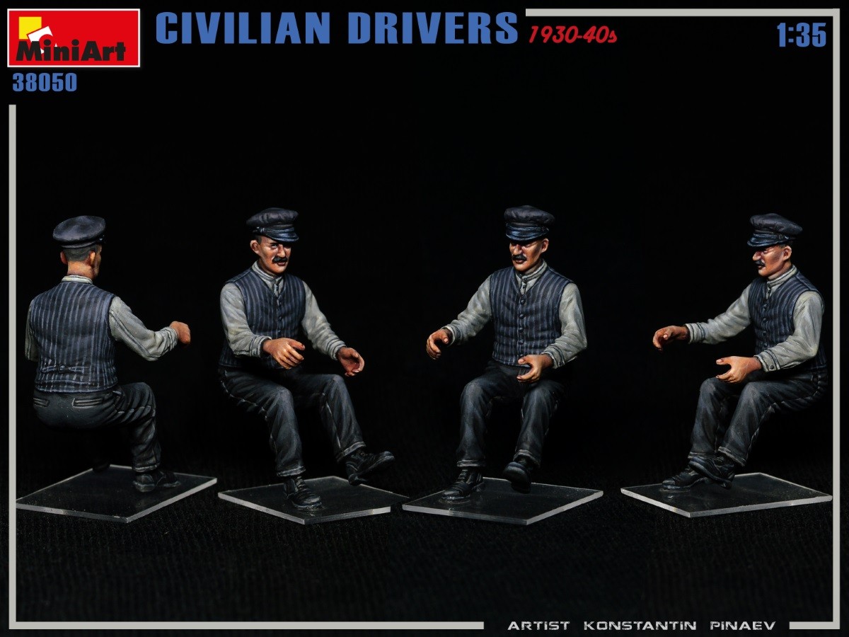 MiniArt 38050 1:35 Sivil Sürücüler (1930-40'lar)