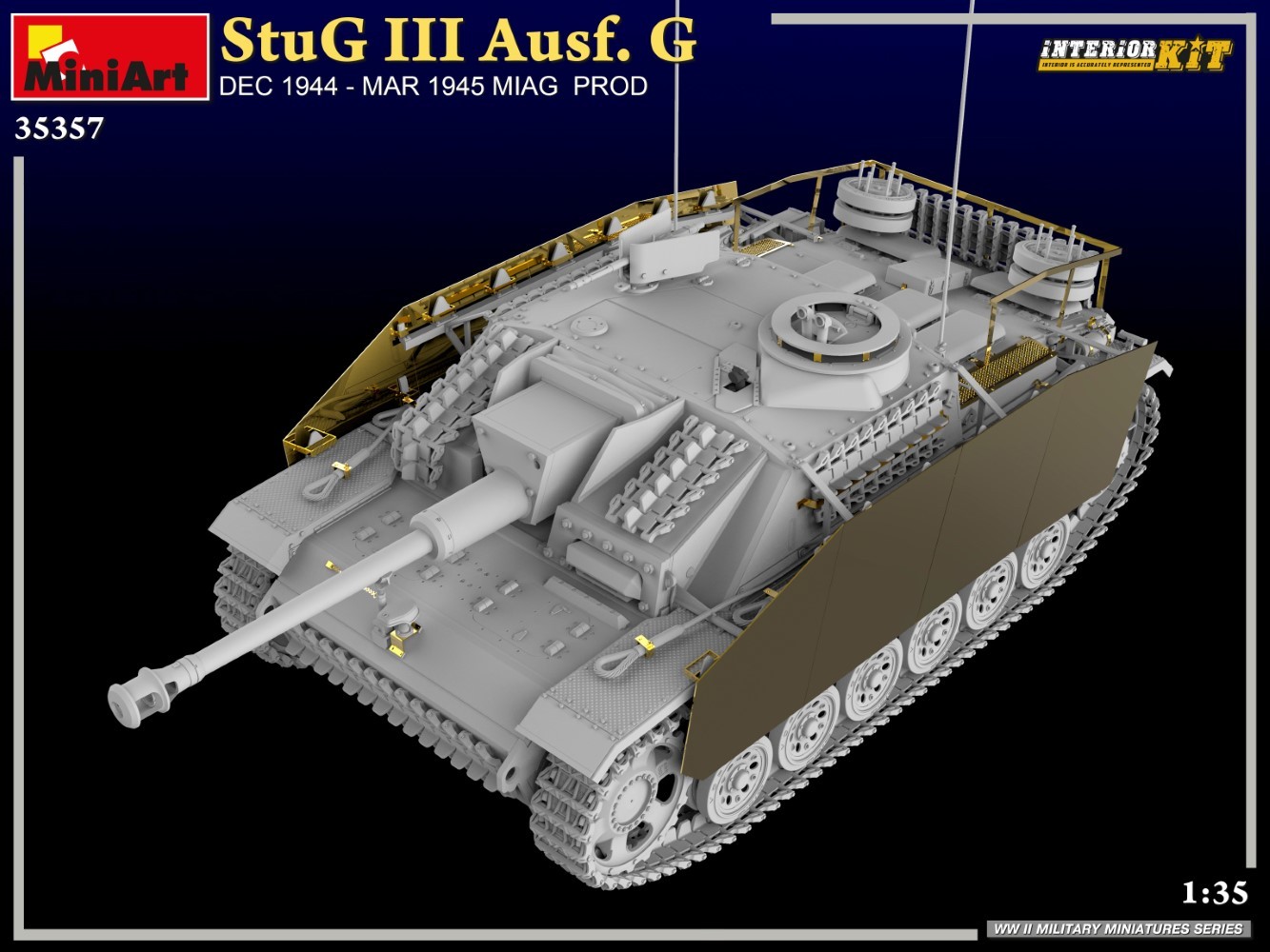 MiniArt 35357 1:35 Miniart StuG III Ausf. G  Ara 1944 - Mart 1945 Interior Kit
