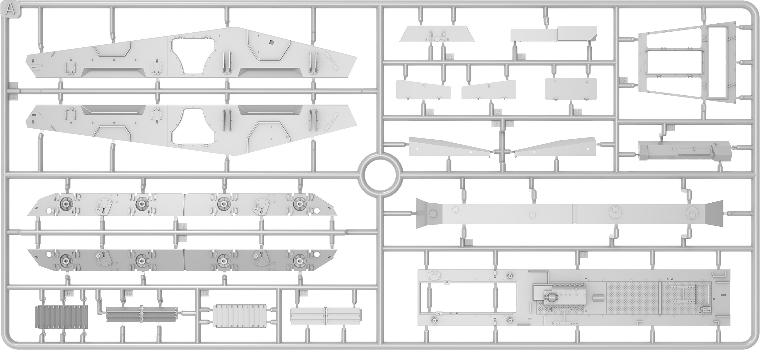 MiniArt 35413 1:35 Sd.Kfz.234/1 Ağır Zırhlı Keşif Aracı (2 cm). Son Model