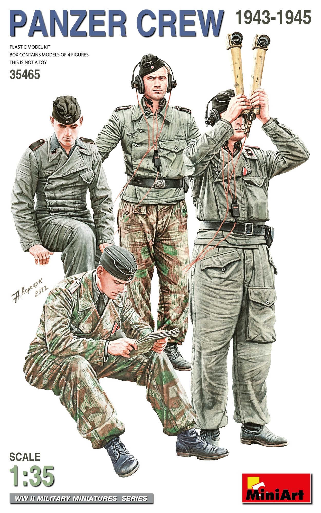 MiniArt 35465 1:35 1:35 Panzer Mürettebatı (1943-1945)