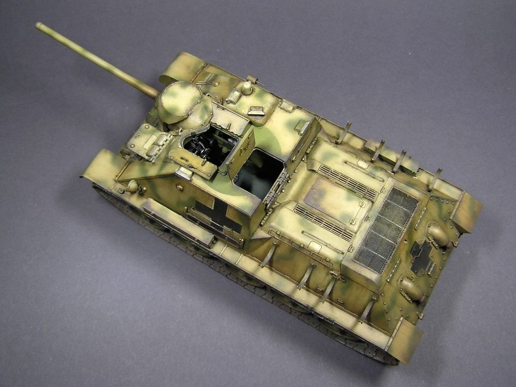 MiniArt 35229 1:35 Tanksavar SU-85 ( r ). Mürettebat ile birlikte.