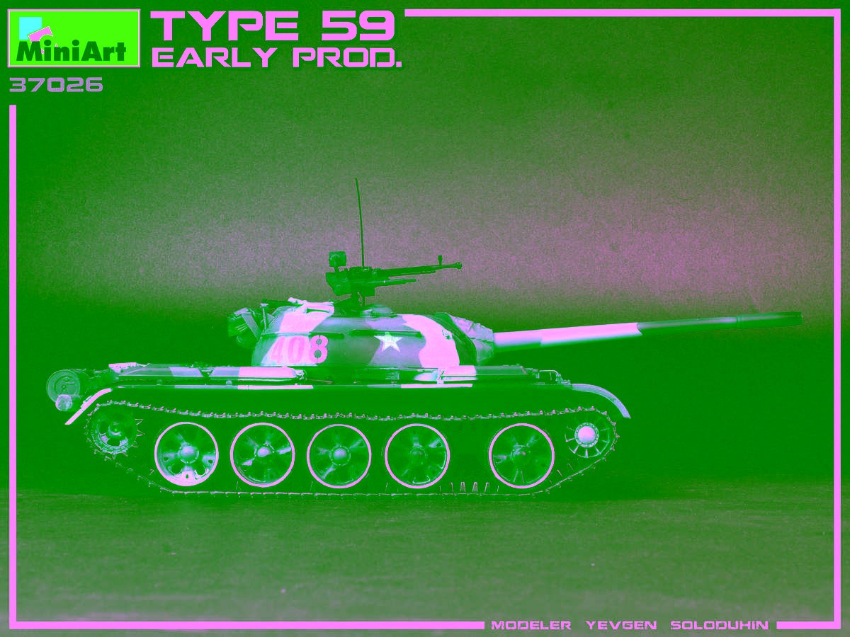 MiniArt 37026 1:35 Type 59 - İlk Üretim Çin Medium Tank