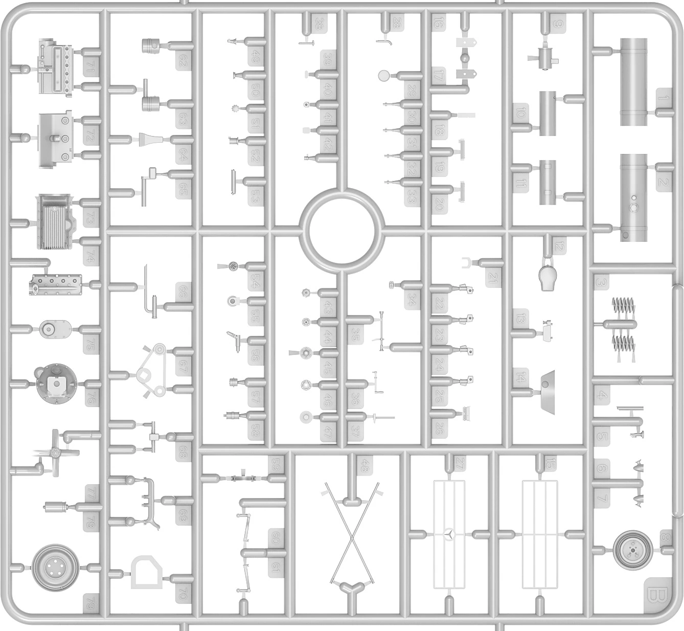 MiniArt 38046 1:35 Peynir Dağıtım Arabası Liefer Pritschenwagen TYP 170V