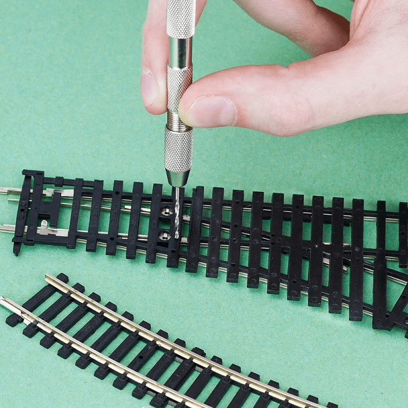 Modelcraft Pin Mengene Çift Uçlu Döner Başlık ve 5 Matkap Ucu (0 - 2,9 mm)