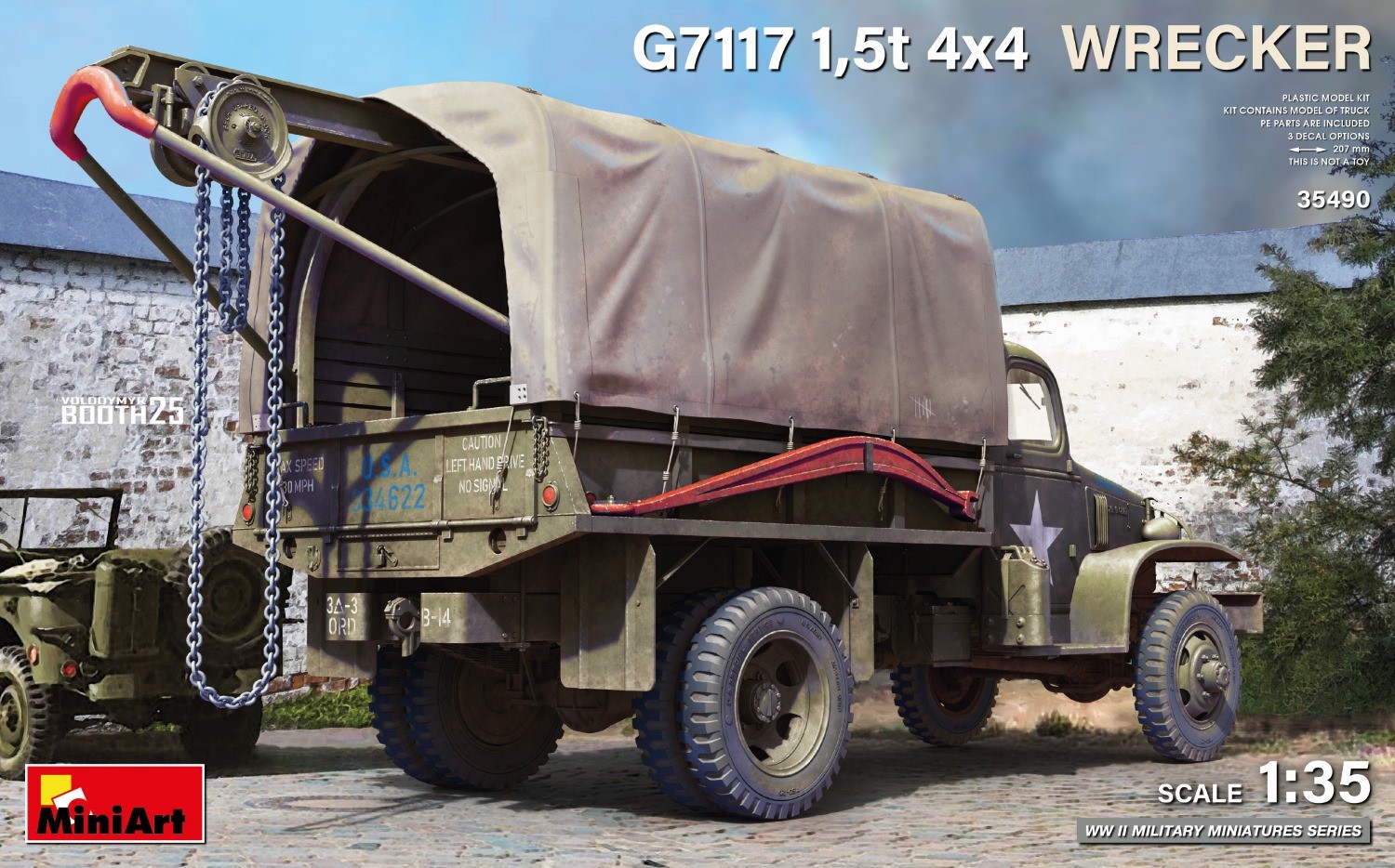 MiniArt 35490 1:35 G7117 1,5t. 4x4 Çekici Araç Maketi