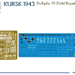 MiniArt 36062 1:35 Kursk 1943. Pz.Kpfw. IV Sahada Onarım Maket Kiti Big Set