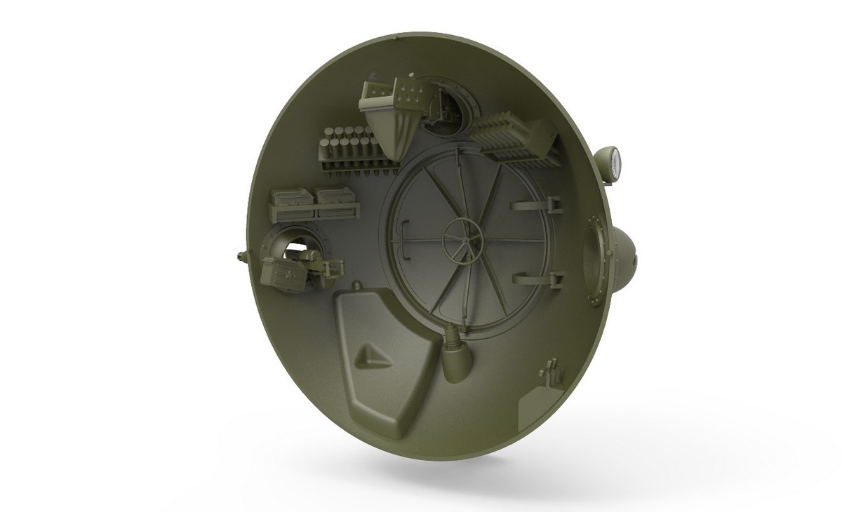 MiniArt 40001 1:35 Sovyet Top Tankı "Sharotank" Interior Kit.