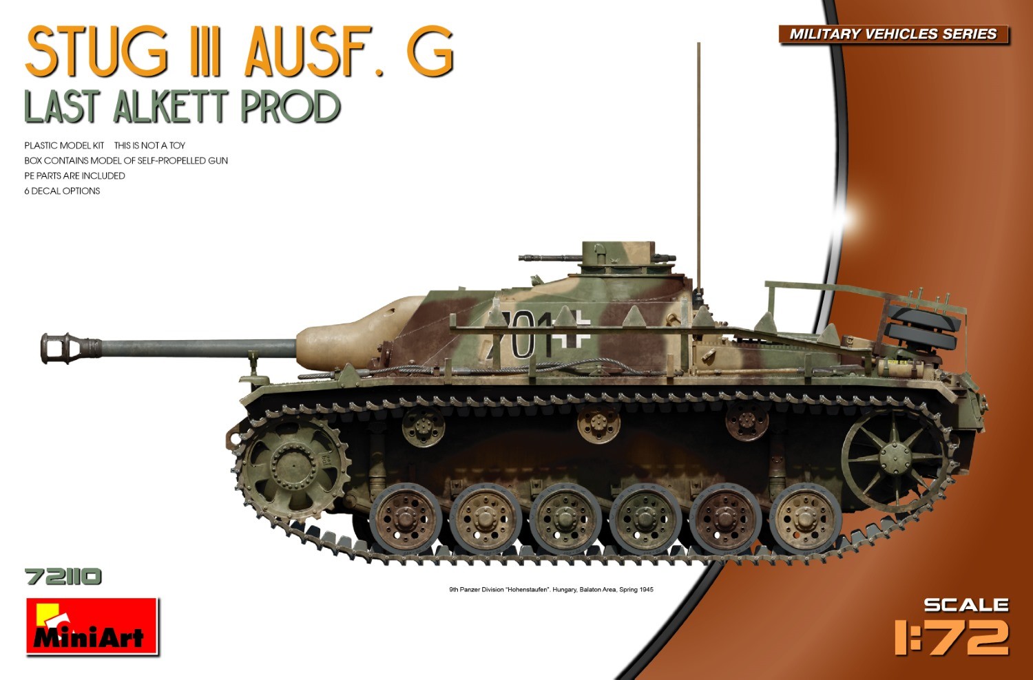 MiniArt 72110 1:72 StuG III Ausf. G Son Alkett Üretimi Tank Maketi