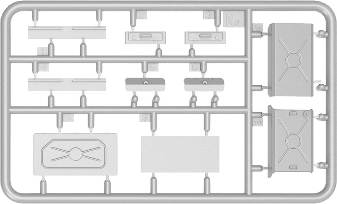 MiniArt 37010 1:35 Tiran 4 Early Type. Interior Kit