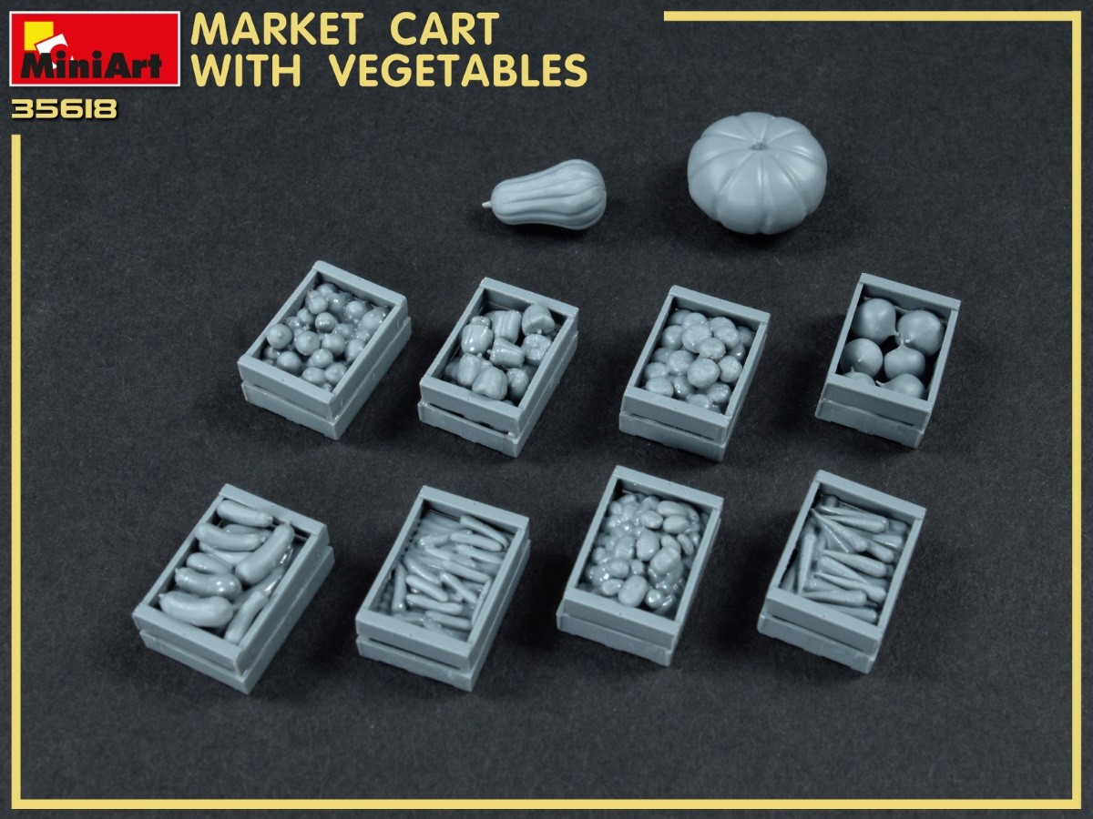 MiniArt 35623 1:35 Sebze Satıcı Arabası