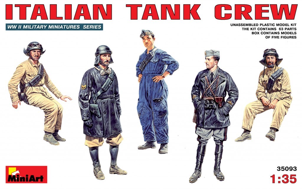MiniArt 35093 1:35 İtalyan Tank Mürettebatı