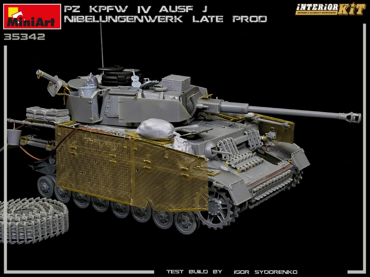MiniArt 35342 1:35 Pz. Kpfw. IV Ausf J Nibelungenwerk Son Üretim (Ocak-Şubat 1945) Interior Kit