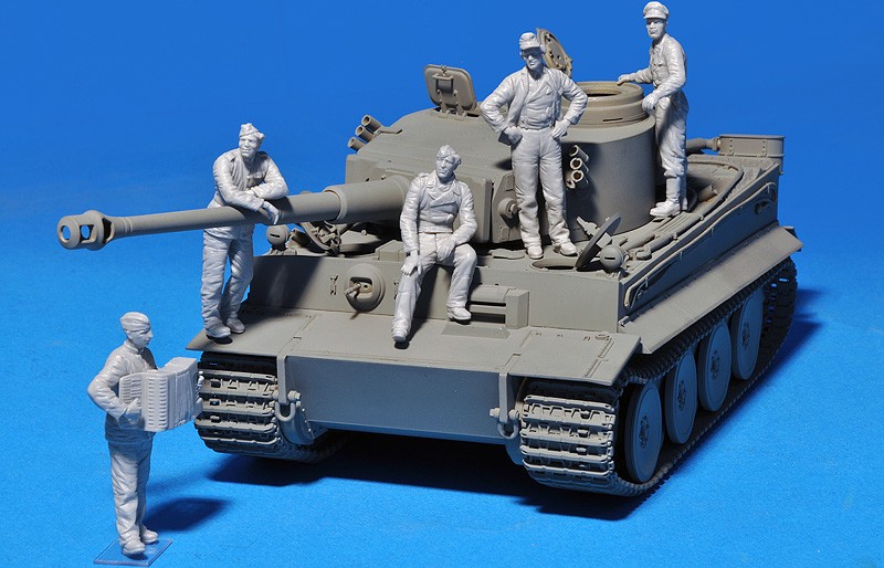 MiniArt 35275 1:35 Alman Tank Mürettebatı (Normandiya 1944) Özel Üretim.