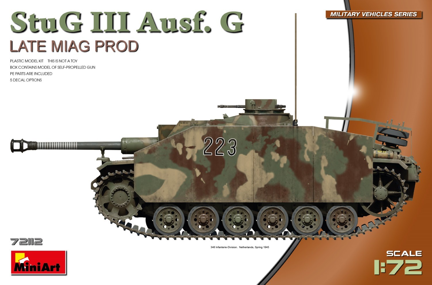 MiniArt 72112 1:72 StuG III Ausf. G Son Miag Üretimi Tank Maketi