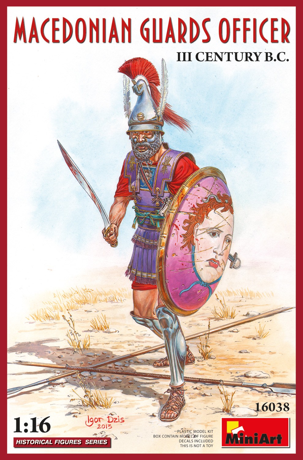 MiniArt 16038 1:16 Makedonya Muhafız Subayı. M.Ö. III. Yüzyıl