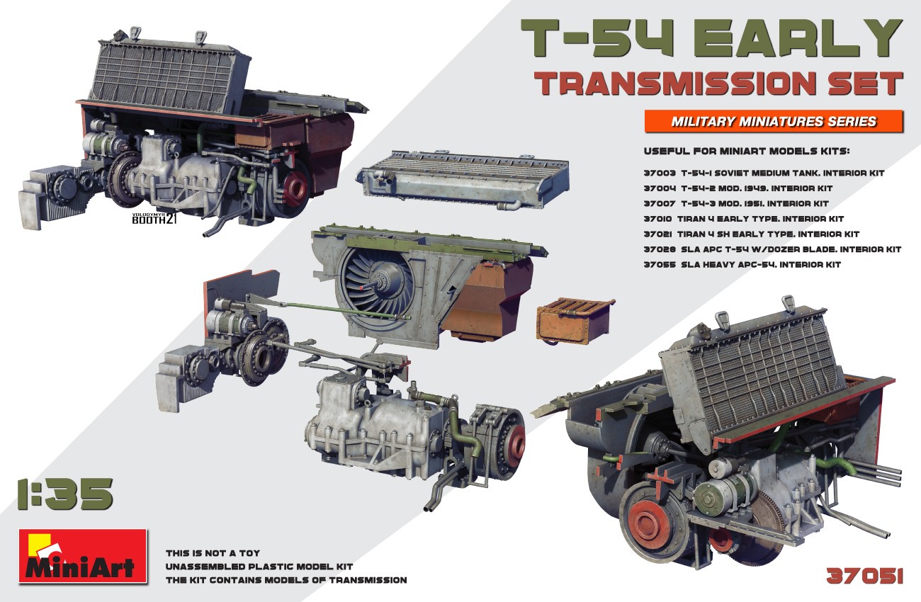 MiniArt 37051 1:35 T-54 Early Şanzıman Seti