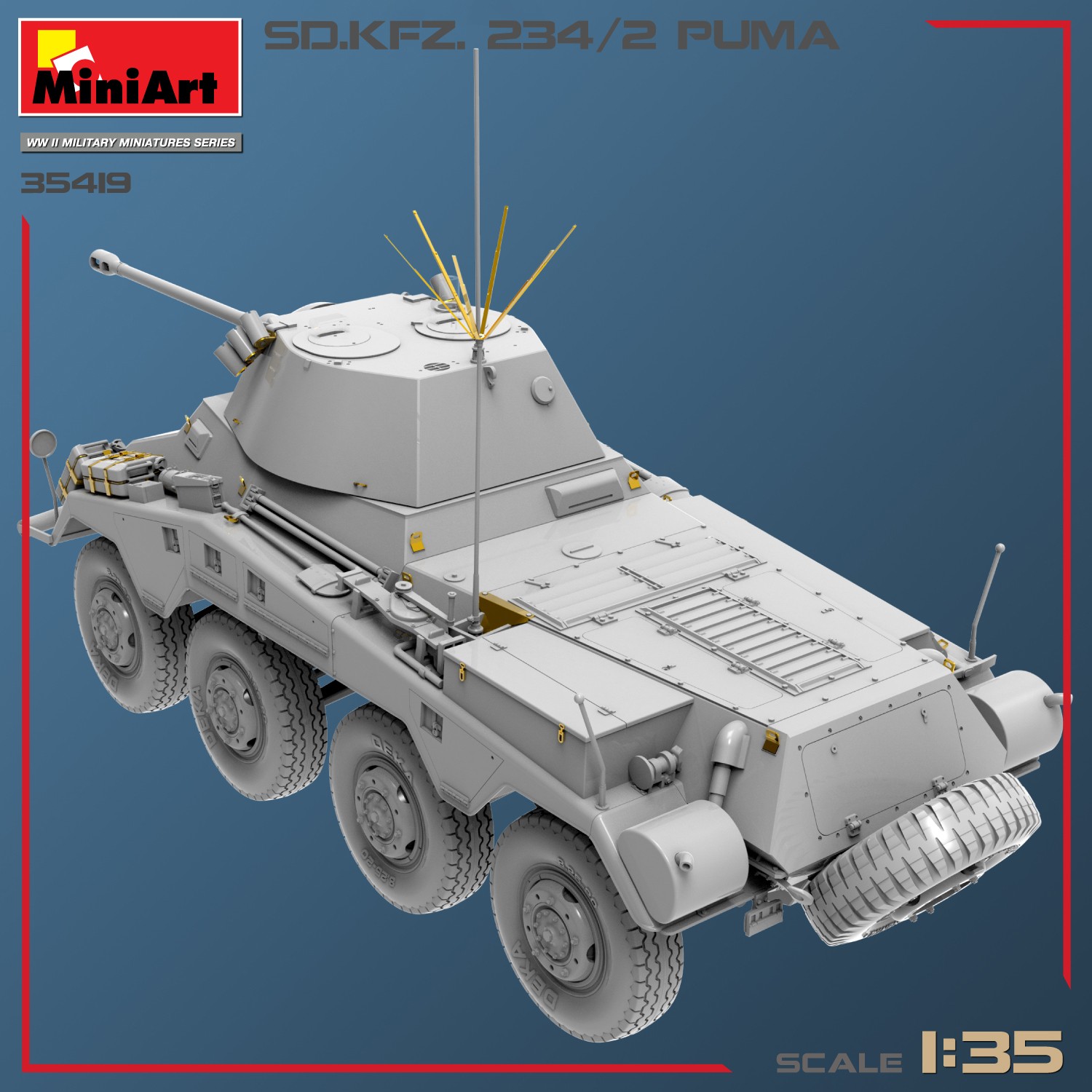 MiniArt 35419 1:35 Sd. Kfz. 234/2 Puma