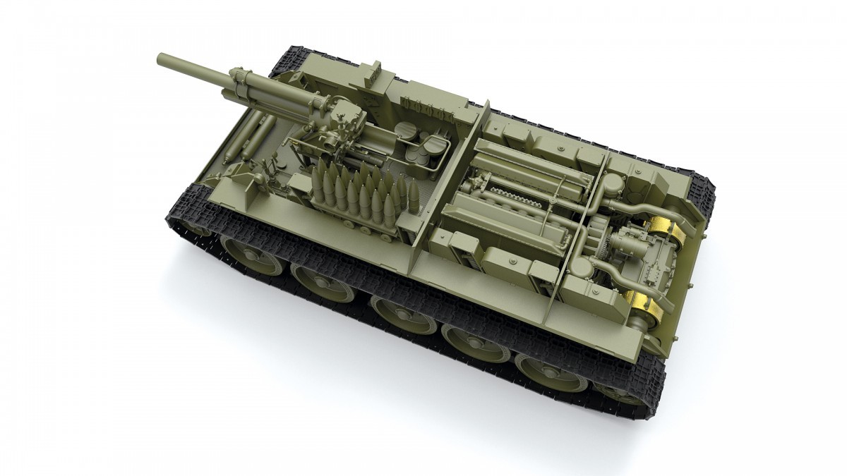 MiniArt 35208 1:35 SU-122 (Son Üretim) Interior Kit