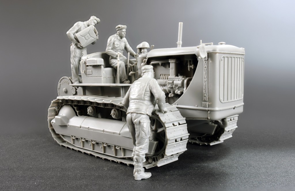 MiniArt 35225 1:35 Amerikan Traktör - Vinç ve Mürettebat ile birlikte