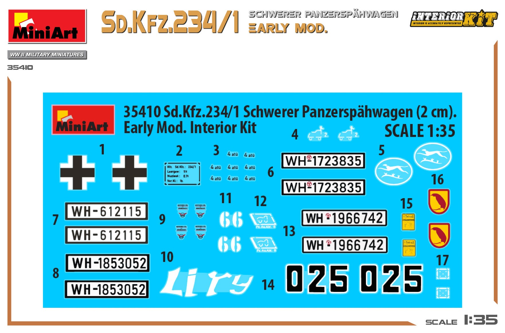 MiniArt 1:35 Sd.Kfz. 234/1 Schwerer Panzerspahwage
