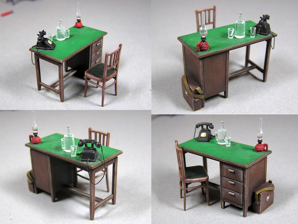 MiniArt 35564 1:35 Ofis Mobilyaları ve Aksesuarları