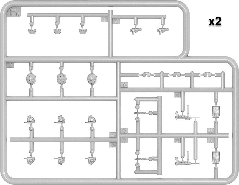 MiniArt 35311 1:35 Amerikan Tank Mürettebatı - Yakın Muharebe