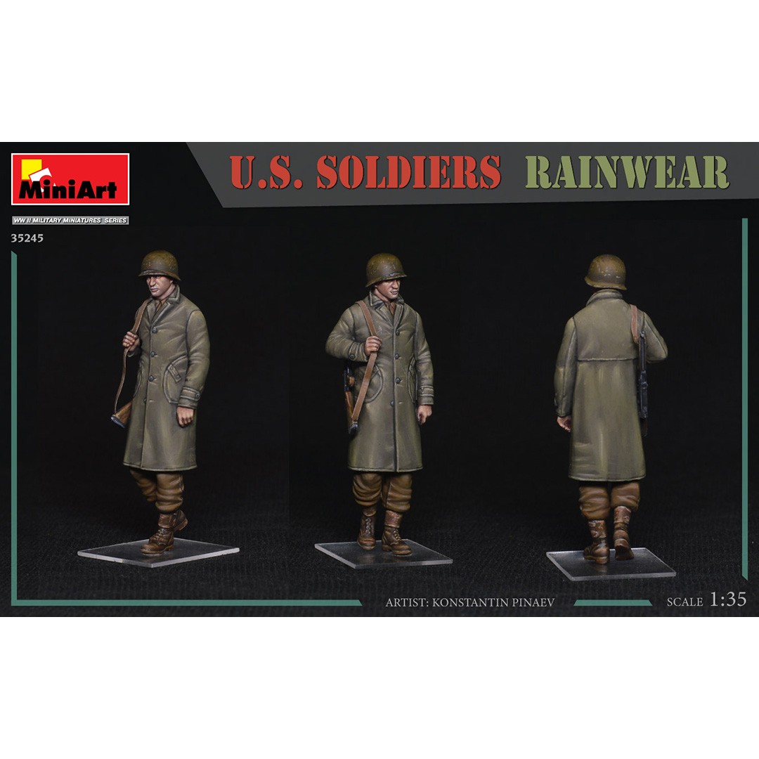 MiniArt 35245 1:35 Yağmurluklu Amerikan Askerleri